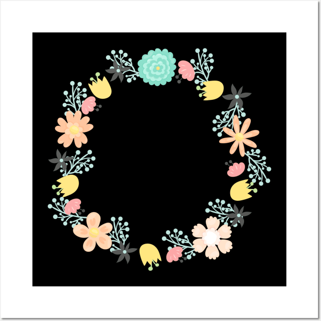 Mothers Day Flower Wall Art by Creative Has